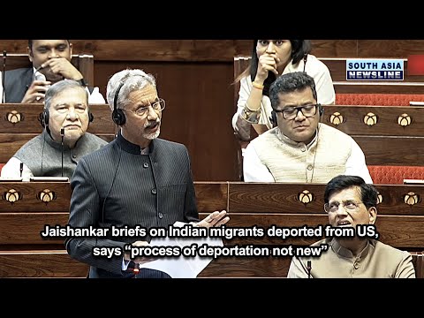 Jaishankar briefs on Indian migrants deported from US, says “process of deportation not new”