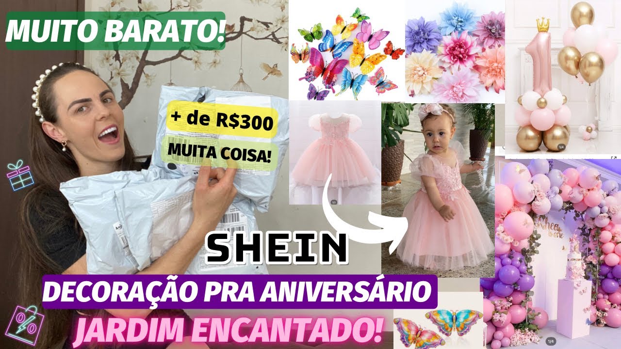 Compras para aniversário jardim encantado! Tudo Muito barato da China!