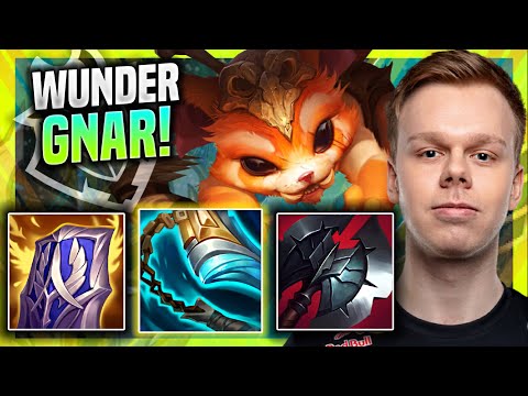 WUNDER IS A BEAST WITH GNAR! - G2 Wunder Plays Gnar TOP vs Riven! | Season 11