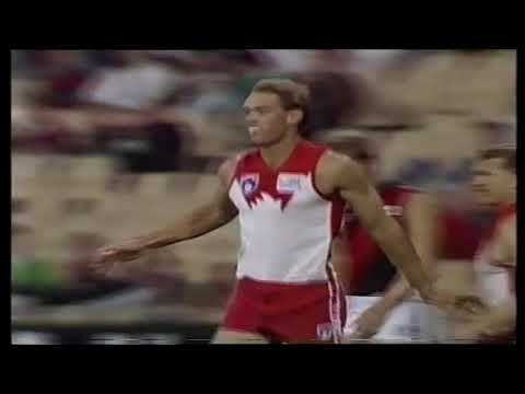 1991 R5 Edited Highlights Swans v Essendon EVERY GOAL OF THE MATCH