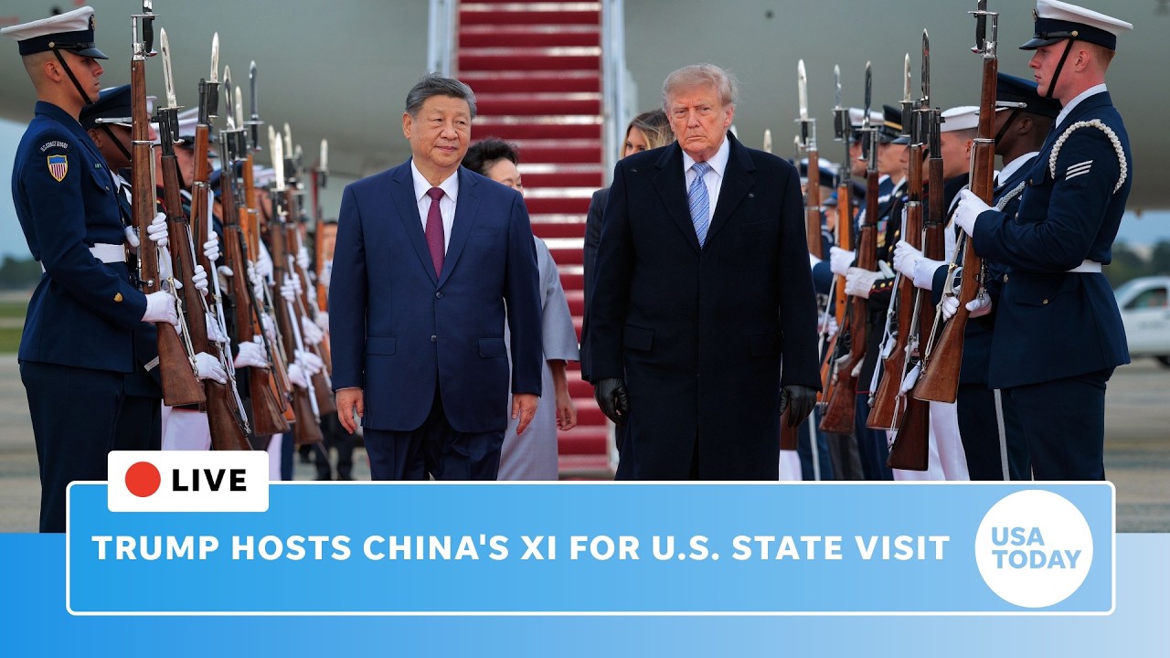 Live: Donald Trump hosts Xi Jinping for China president's official US state visit