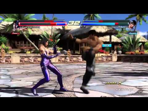 Tekken TT2: Unknown & Kunimitsu Vs  Alisa & Law Pt.9