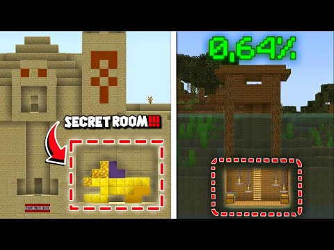 Uncovering Minecraft's Secret Rooms