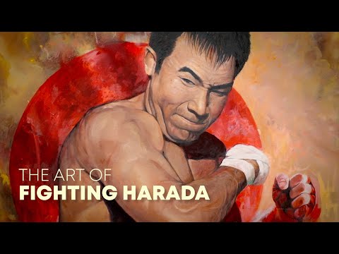 Painting The Greatest Boxing Champion of Japan - Masahiko Fighting Harada | ART 4K