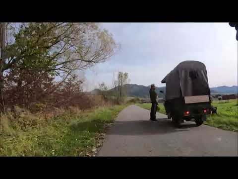 Novy usek Vazskej Cyklotrasy - STRECNO