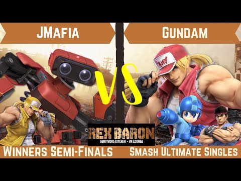 Rex Baron 12 Winners Semi Finals - JMafia (R.O.B., Terry) Vs. Gundam (Terry, Mega Man, Ryu)