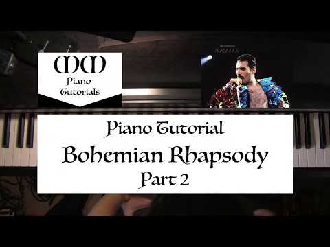 Bohemian Rhapsody (Queen) ~ Piano Tutorial (Part 2)