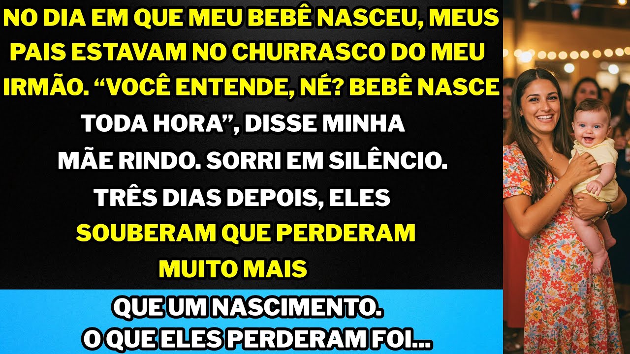 The day my son was born, my parents chose to go to a barbecue. Today, they beg for...