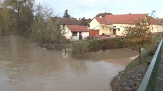 preview picture of video 'Jelentős árvíz vonul le a Vas megyei folyókon, patakokon'