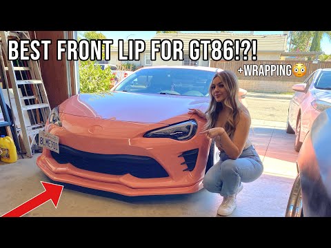 FRONT LIP INSTALL! *GT86*