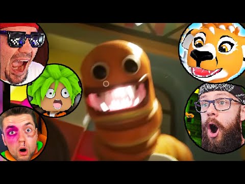 REAKCJE YOUTUBERÓW na MORDERCZĄ DŻDŻOWNICĘ w JOYVILLE ADMIROS, SharikanVR, Juniorsky