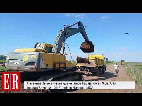 "Hace mas de seis meses que estamos trabajando aquí en 9 de Julio"