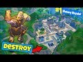 Can THANOS *DESTROY* TILTED TOWERS? - Fortnite Battle Royale