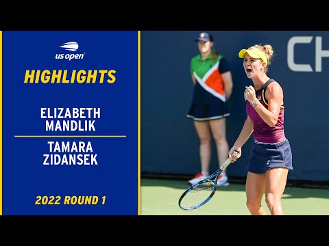 Elizabeth Mandlik vs. Tamara Zidansek Highlights | 2022 US Open Round 1