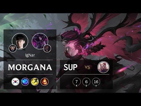 Morgana Support vs Rakan - KR Challenger Patch 9.24