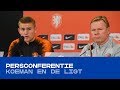 ORANJE | Koeman en De Ligt over duel met Duitsland