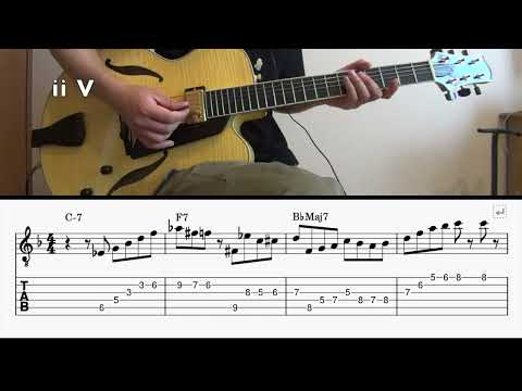 Lick of the Day #31 - Wes Montgomery ii V Lick with TAB