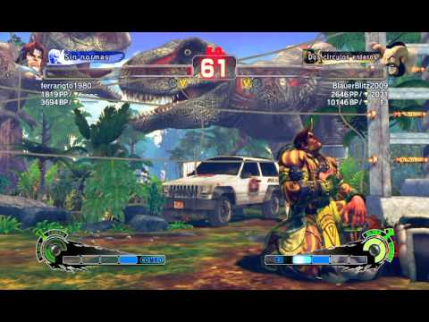 Batalla de Ultra Street Fighter IV: FerrariGTO1980 (T.Hawk) vs BlauerBlitz2009 (Zangief)