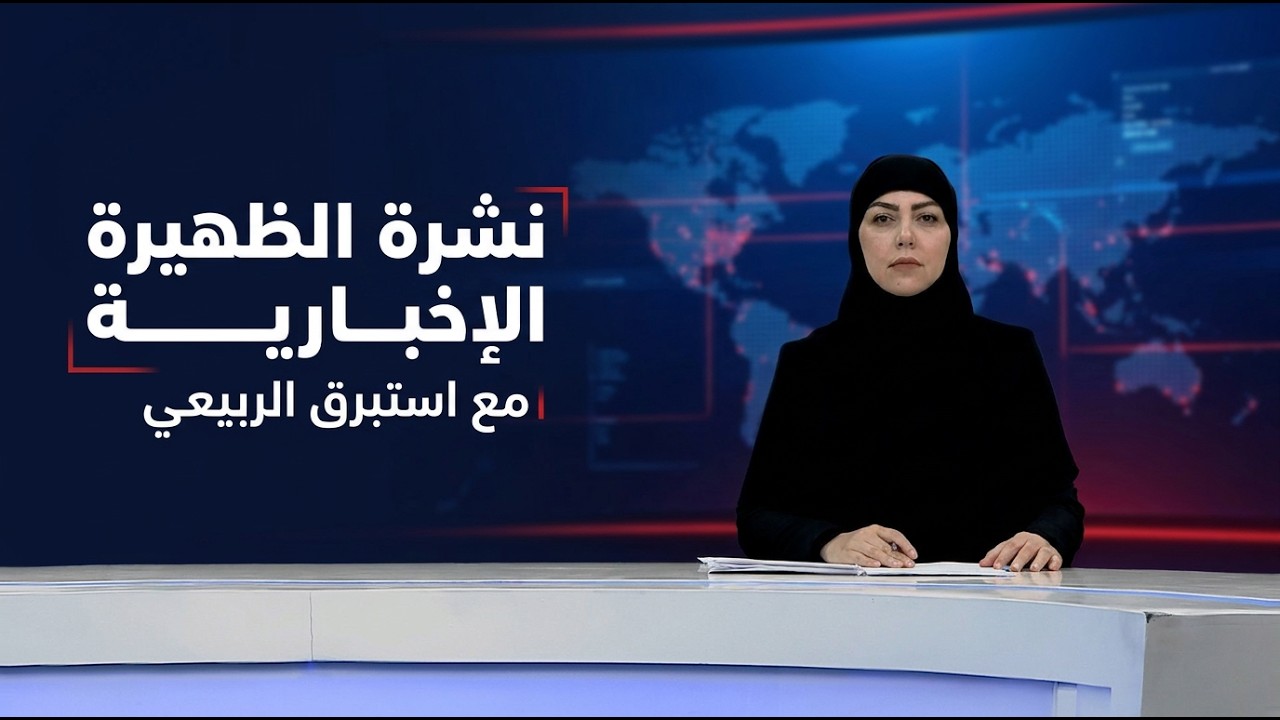 فيديو | نشرة الظهيرة الإخبارية مع استبرق الربيعي