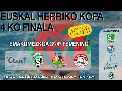 3er y 4º PUESTO, COPA EH SENIOR FEMENINO