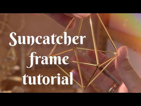 Suncatcher cage tutorial | Himmeli tutorial
