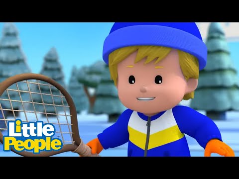 Snowy Sports! ⭐ Little People Compilation ⭐ - Kids TV Series, Kingdom Kids Zone - Little People - Fisher Price