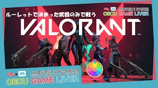 【VALORANT】ルーレットで決まった武器で戦う！