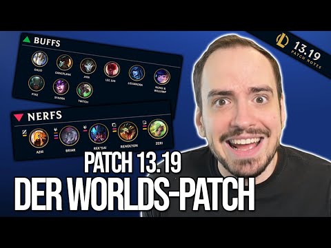 Der WICHTIGSTE Patch des Jahres - WORLDS PATCH! | Patch Notes Rundown 13.19 Rundown von Johnny