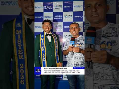 Jander - Mister Senador Sá 2026 #mister