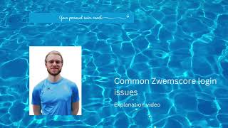 Common Zwemscore login issues