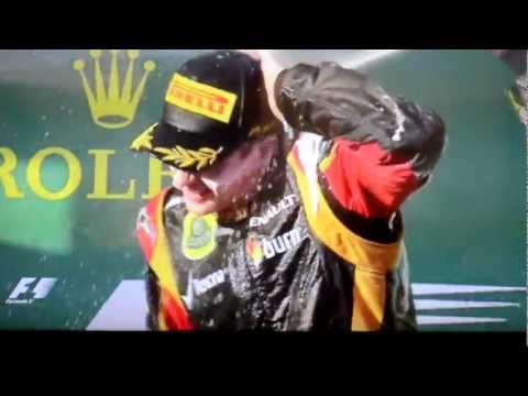 Podium Melbourne 2013 GP Australie -  kimi Raikkonen Wins !! - F1Saison