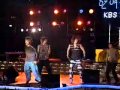 Shinhwa messing around during Hey Come On ...