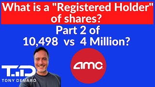 AMC PROXY CONFUSION Part 2. What is a "Registered Shareholder"?