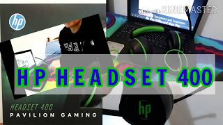 HP HEADSET 400 PAVILION GAMING| UNBOXING