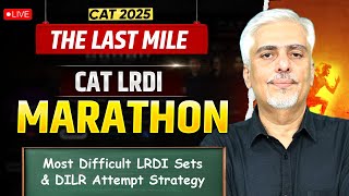 CAT 2025 LRDI Marathon | Most Expected Sets & Last Minute Strategy by Amit Panchmatia
