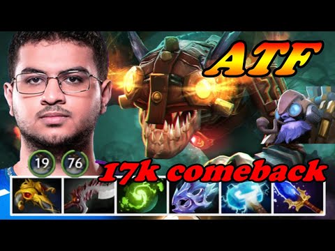 ATF Slark hard 17k comeback ft Godly Tinker | Giveaway | Dota 2 Pro Gameplay