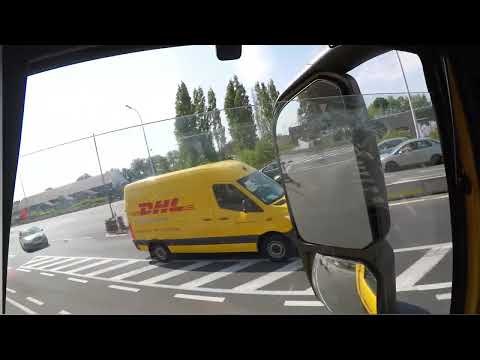 40 feet Trailer connect + #POV driving in Ghent #belgium /// Iveco S-Way 2022 #povdriving #4k