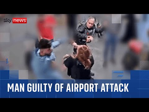 Man guilty of assaulting two female police officers at Manchester Airport