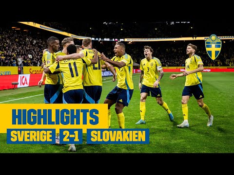 Highlights | Sverige – Slovakien 1-2 | Gruppseger och uppflyttning