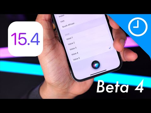 iOS 15.4 beta 4 changes / features - new Siri Voice & AirTag anti-stalking