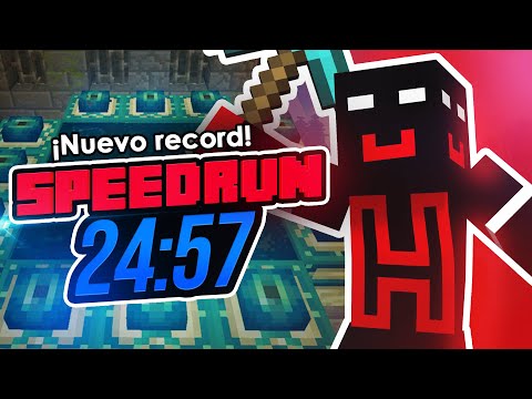 I BREAKED my SPEEDRUN RECORD!  |  I beat minecraft in less than 25 minutes