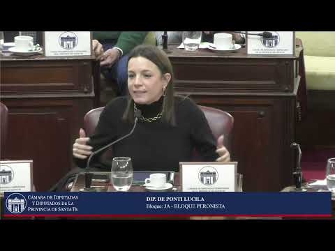 INTERVENCION DIPUTADA DE PONTI LUCILA - SESIÓN ORDINARIA Nº12 -PERIODO ORDINARIO 144º- 30/07/26