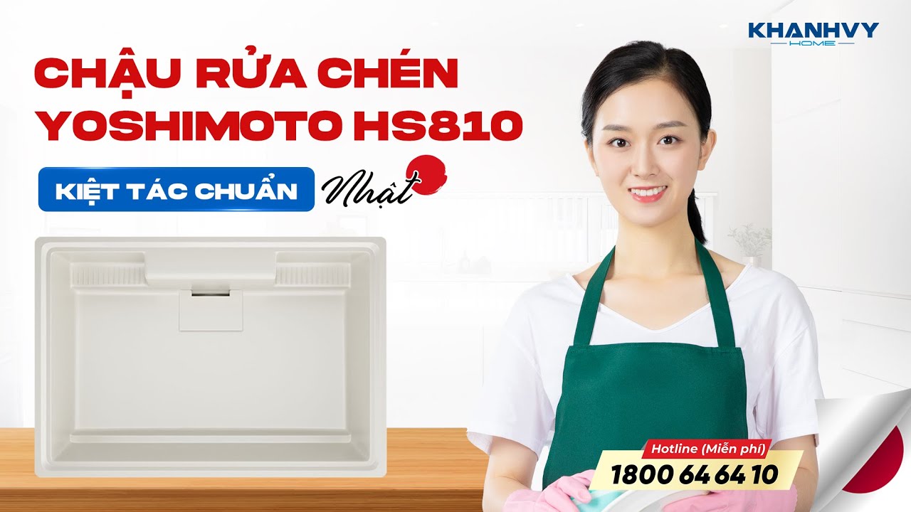 Chậu rửa chén Yoshimoto HS810