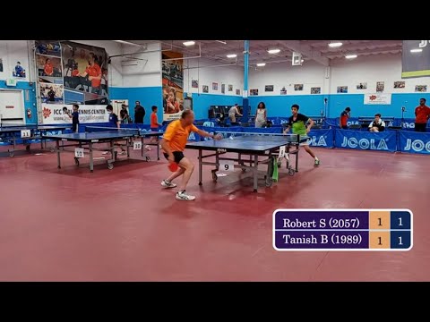 Robert Shahnazari (2057, pips) vs Tanish Balamurugan (1989) - JOOLA Summer Open at ICC on 5-15-2022