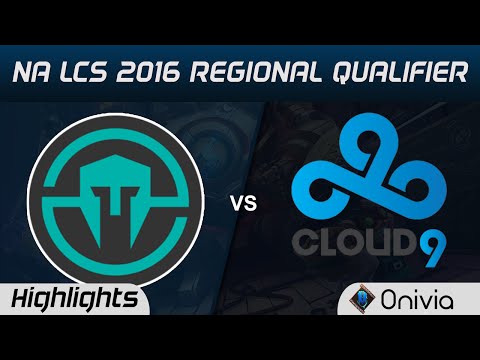 IMT vs C9 Highlights Game 1 NA LCS 2016 Regional Qualifier Immortals vs Cloud9
