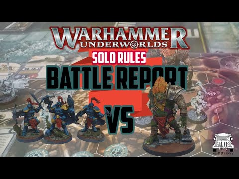 Will the Farstriders survive?| Solo Battle Report: Warhammer Underworlds Farstriders vs Fomoroid