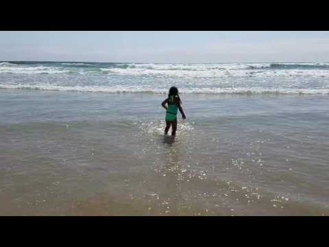 Shyla having fun at Pismo Beach
