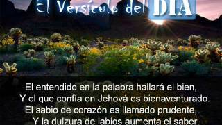 Miniatura del video: El versiculo del dia .com - Proverbios 16 v20-21