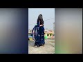 Tiktok Aunty Dancing In Black Saree Ll Tiktok Videos