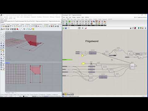 GH Tutorial Teil 13 - Flügelwand aufrichten mit Grasshopper: Parametrische Spannbetonbrücke